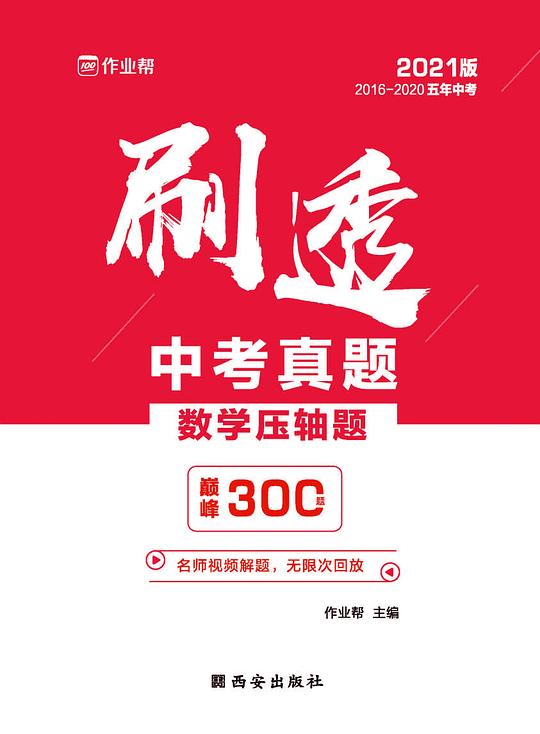 作业帮 刷透中考真题 数学压轴题 初中数学